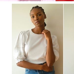 Veronica Beard cotton top xs